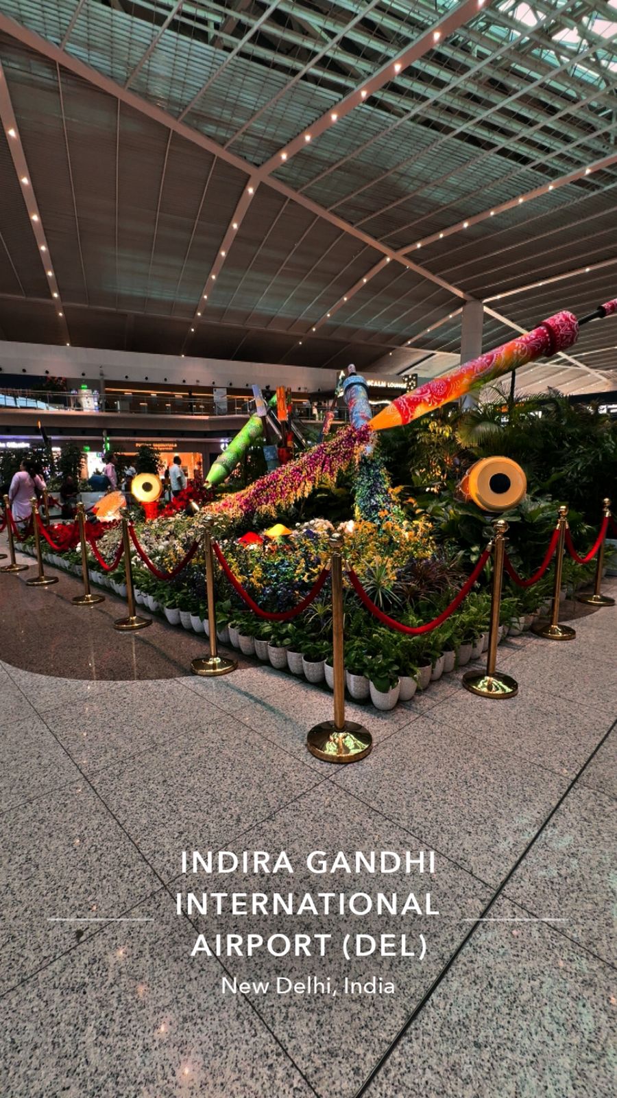 Delhi airport visual